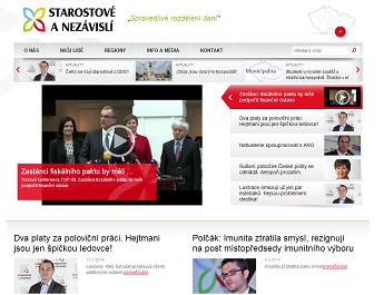 Starostové a nezávislí mají nový web
