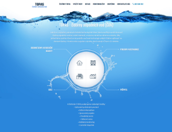 Topolwater s.r.o. microsite ČOV TOPAS