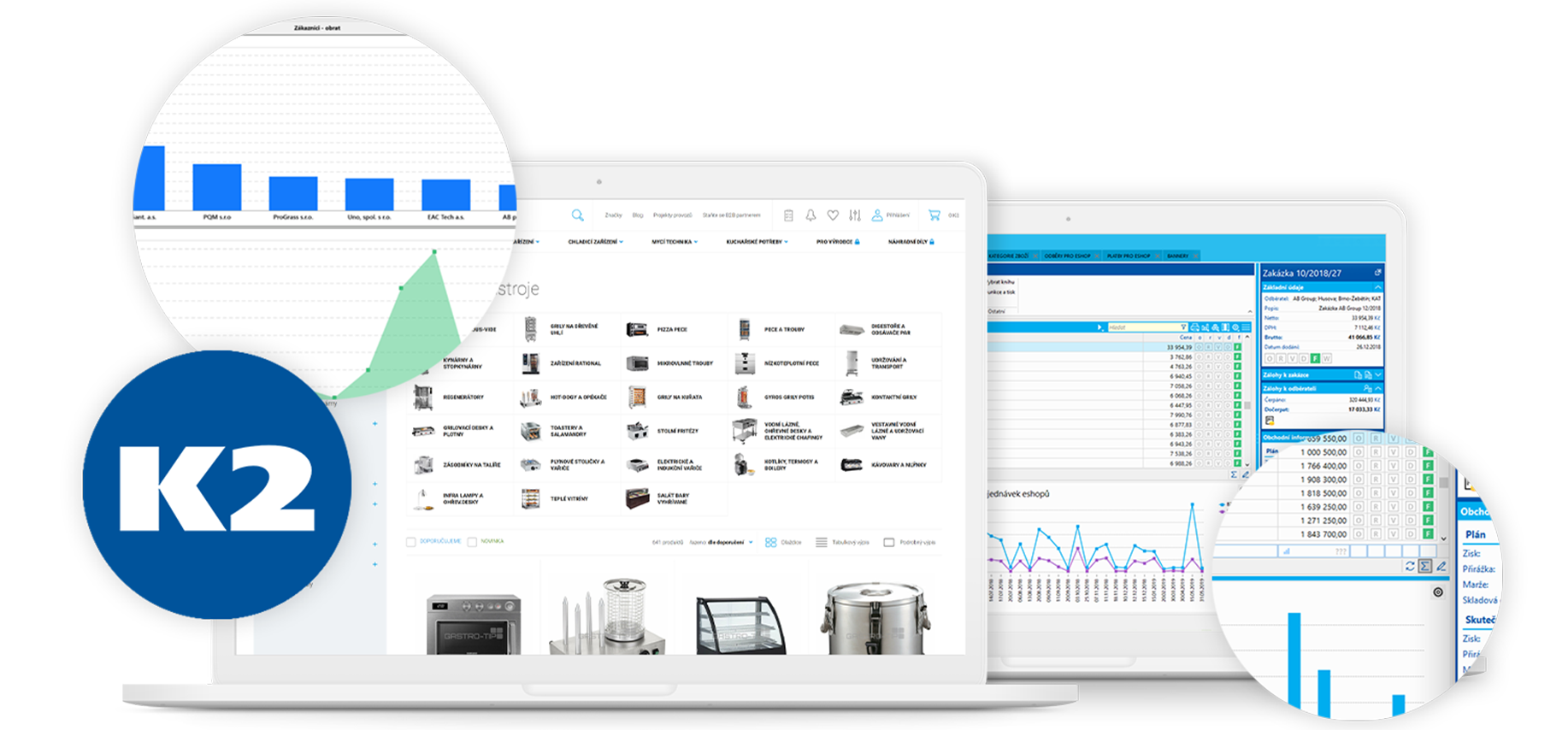 E-shop napojený na K2