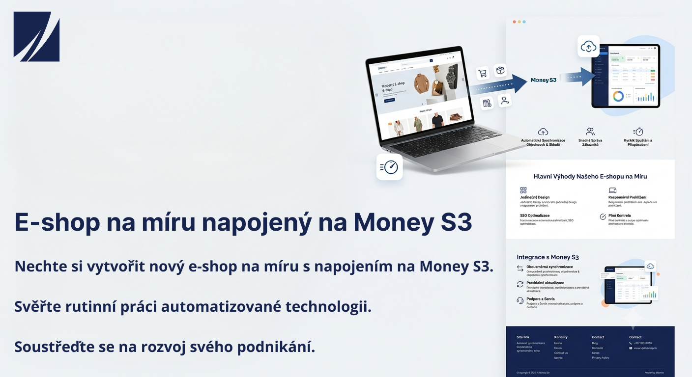 E-shop napojený na Money S3