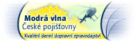 Modrá vlna České pojišťovny nyní i na webu
