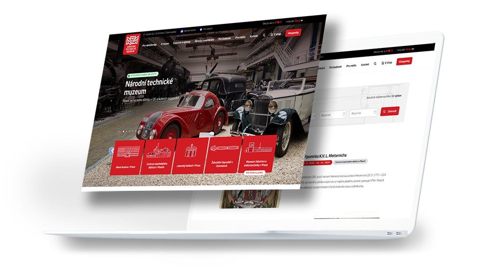 Moderní web pro muzea
