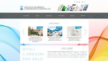 Zbrusu nový web pro Asociaci sklářského a keramického průmyslu ČR