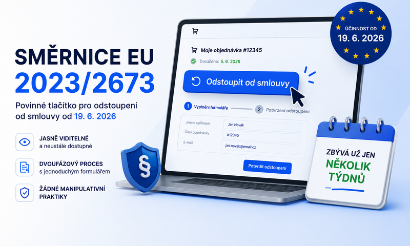 E-shopy budou mít novou povinnost - Tlačítko pro vrácení