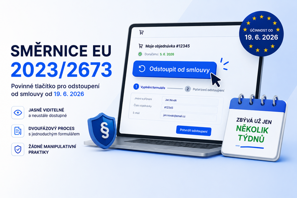 E-shopy budou mít novou povinnost - Tlačítko pro vrácení